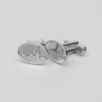 University Hallmarked Silver Skyline Cufflinks