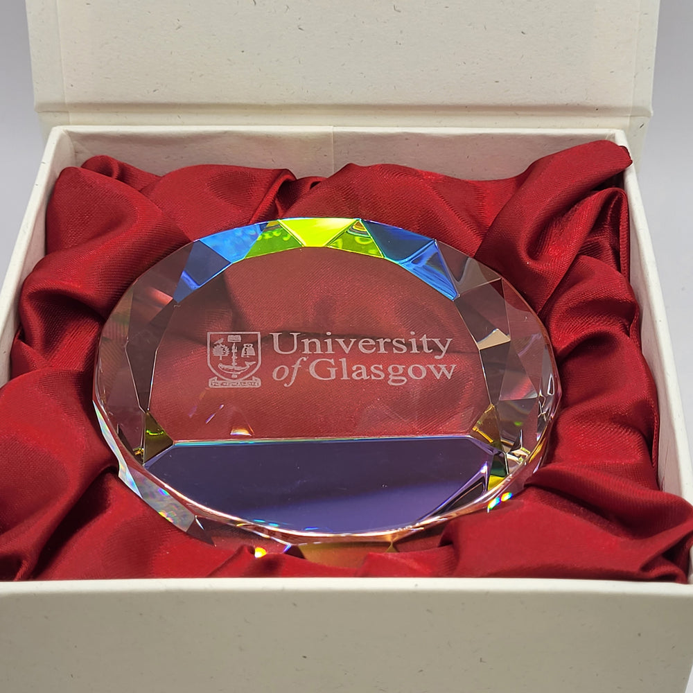 Crystal University Paperweight