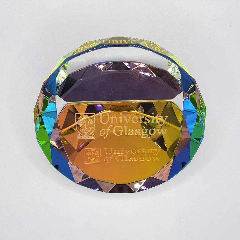Crystal University Paperweight