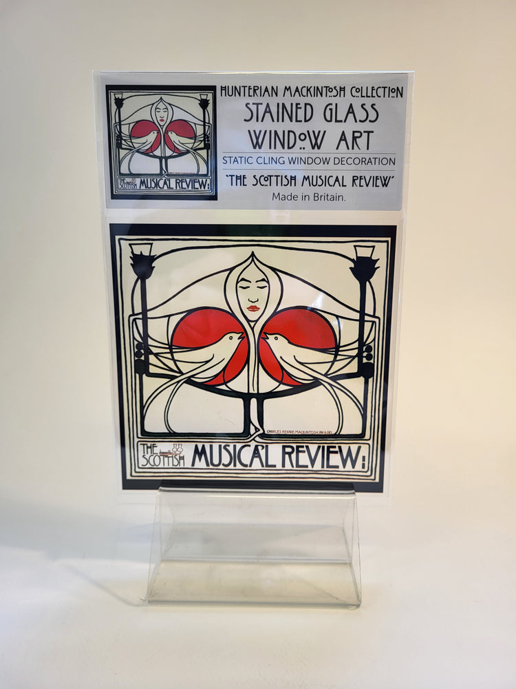 Scottish Musical Review Static Window Decoration