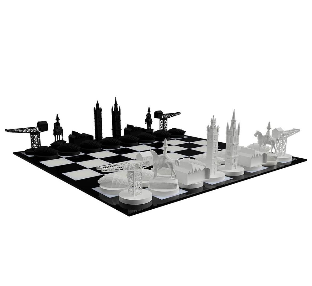 Glasgow Chess Set 3D