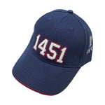 1451 Baseball Cap - Navy/Red
