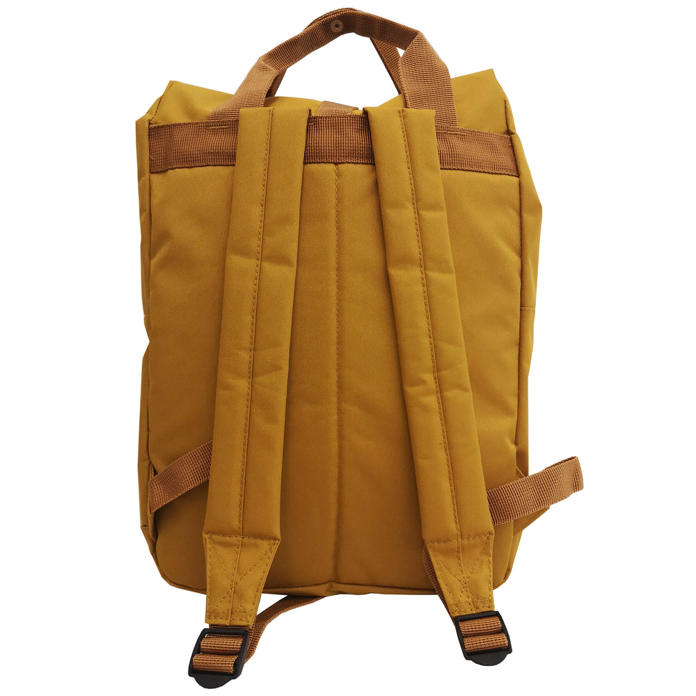 Mustard Roll Top Backpack
