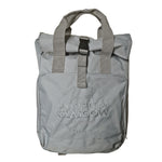 Light Grey Roll Top Backpack