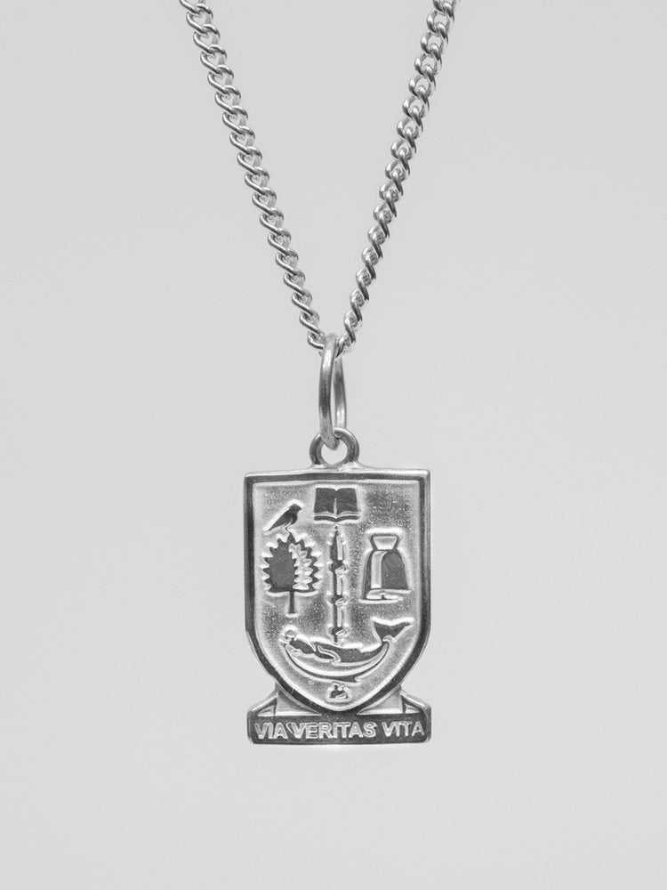 University Hallmarked Silver Crest Charm (chain not included)