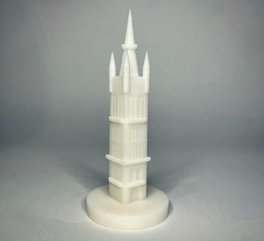 Glasgow Chess Set - University of Glasgow Tower king piece (white)