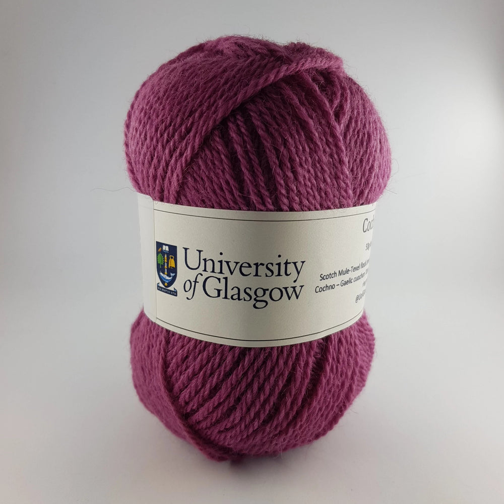 University Cochno Farm Wool - Thistle Pink