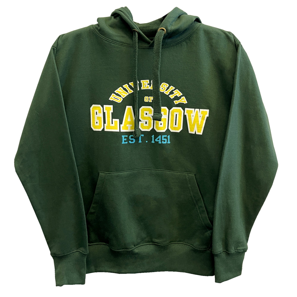 Organic Kelvin Hoodie Forest Green